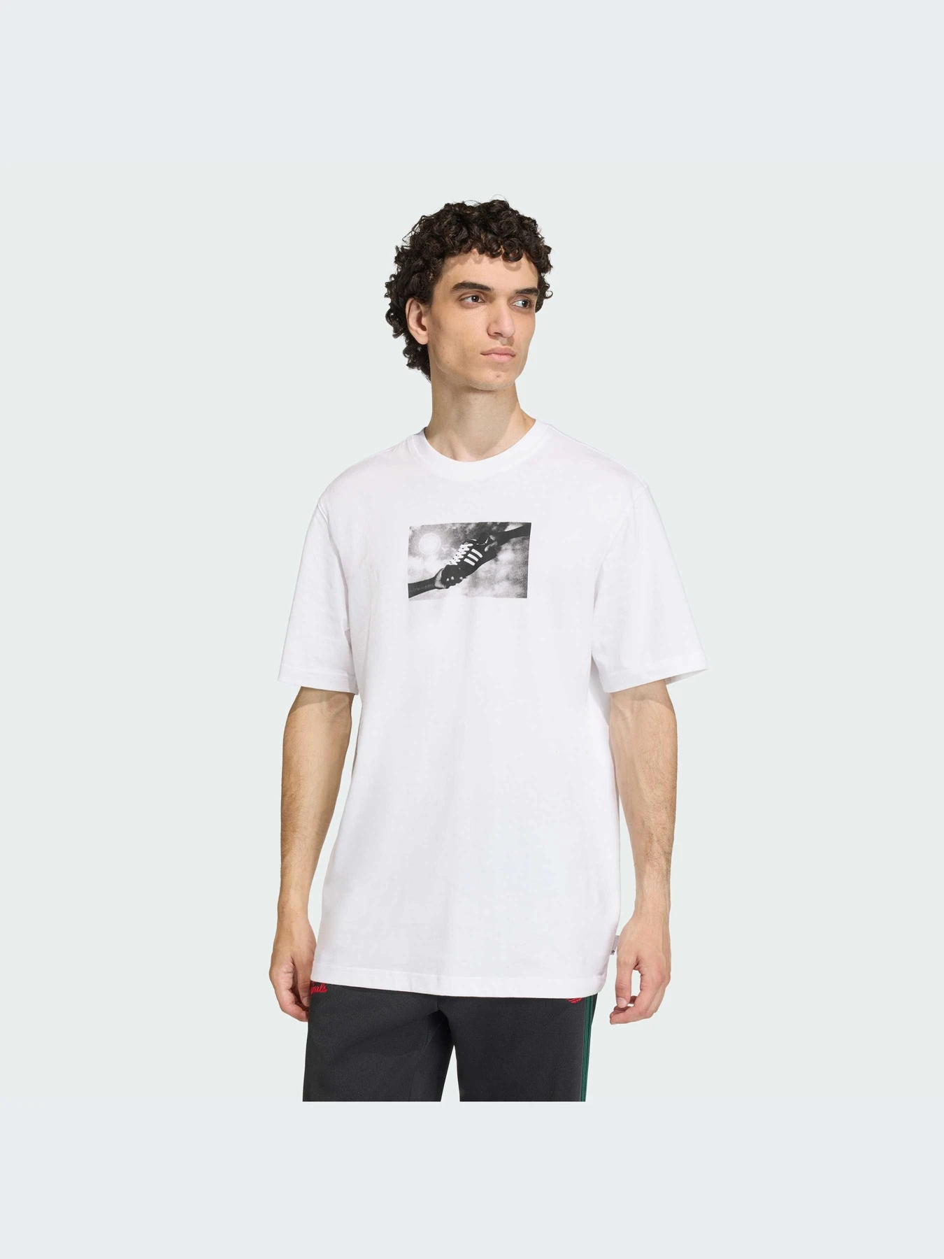 Футболки и поло Adidas Graphics модель KS7615-KZ Футболки и поло Adidas Graphics модель KS7615-KZ Фото