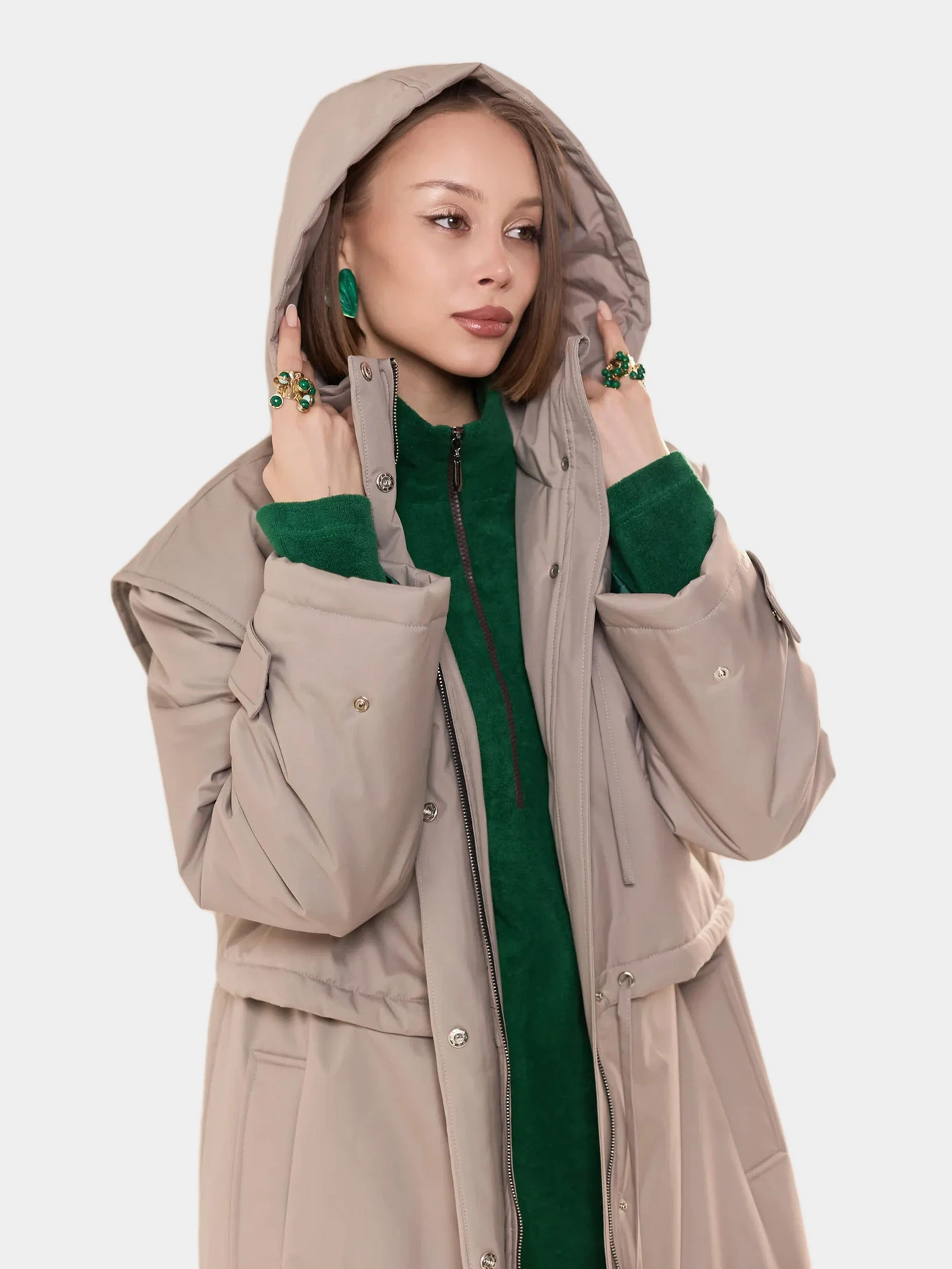 Куртки и дубленки AZALI модель AZ-JKR-119-G-25FW Фото