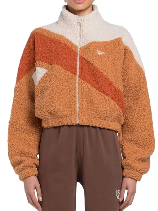 Куртки и дубленки Reebok CL WINTER SHERPA TRACKTOP модель 101552380 Фото