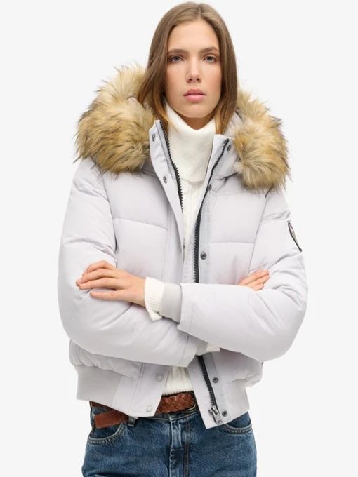 Куртки и дубленки Superdry модель W5011785A-grey Фото
