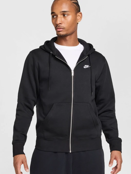Худи и свитшоты NIKE M NK CLUB BB FZ HOODIE модель 102276677 Фото
