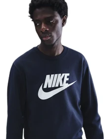 Брюки NIKE M NK CLUB BB GFX CREW модель 102675297 Фото