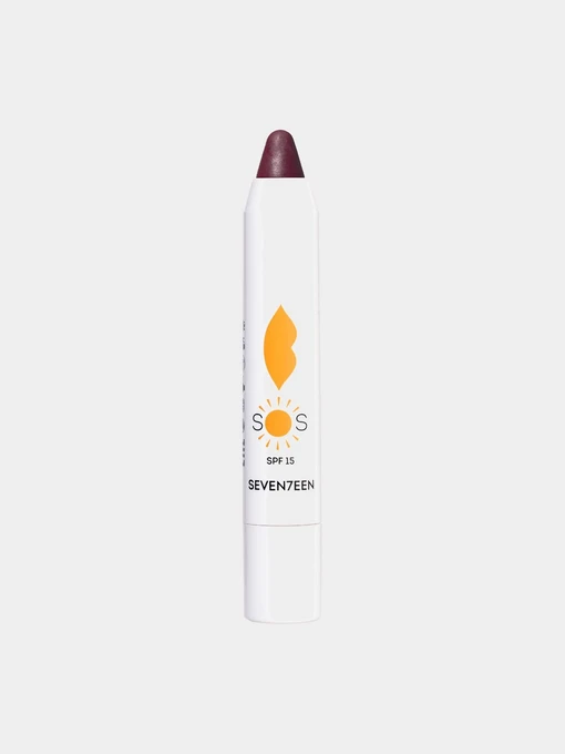 Восстанавливающий увлажняющий бальзам для губ SOS LIP REPAIR SPF 15+ Сливовый SEVEN7EEN модель 5201641038031 Фото