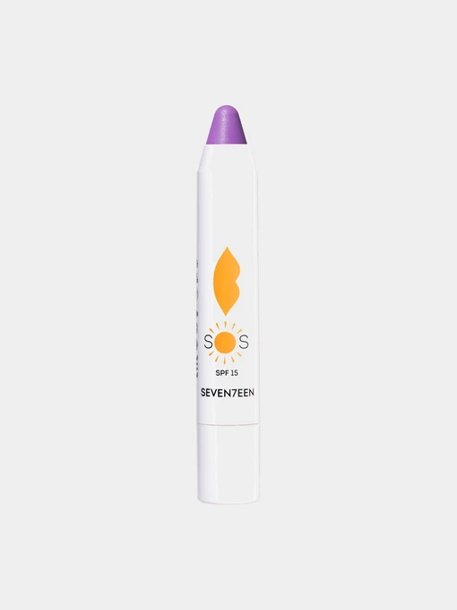 Восстанавливающий увлажняющий бальзам для губ SOS LIP REPAIR SPF 15+ Нежный ирис SEVEN7EEN модель 5201641038048 Фото