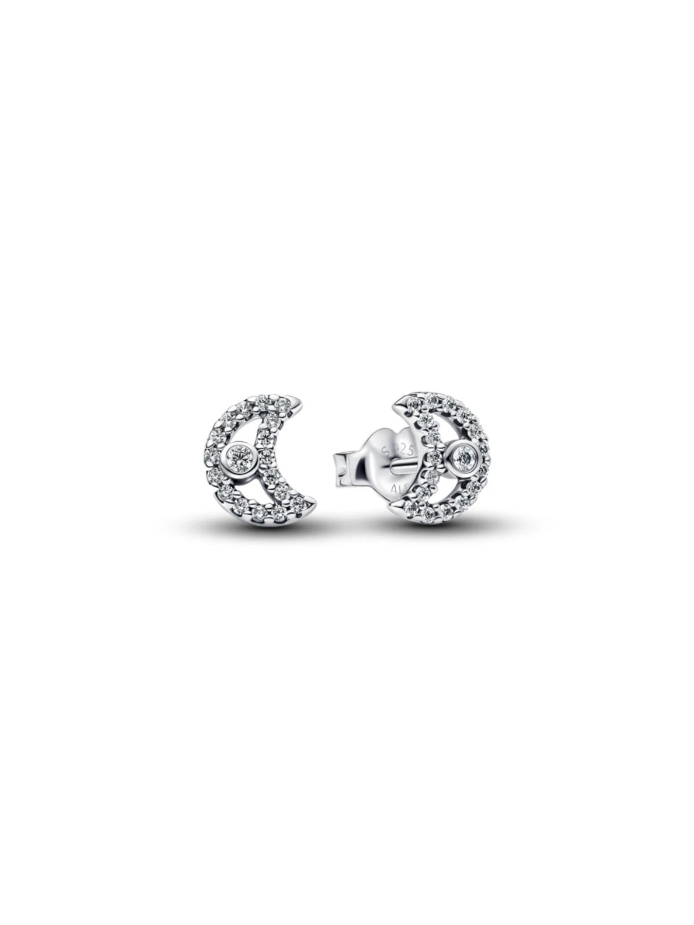 Серьги-гвоздики PANDORA Moments модель 294257C01 Фото