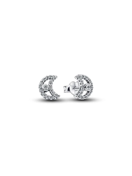 Серьги-гвоздики PANDORA Moments модель 294257C01 Фото
