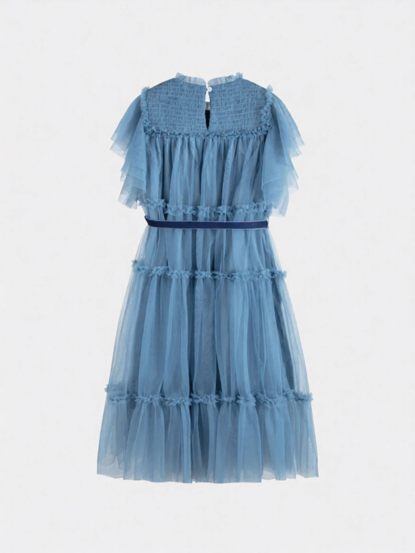 Платья C'era una volta модель AW25DR01402 Dusty Blue Платья C'era una volta модель AW25DR01402 Dusty Blue Фото