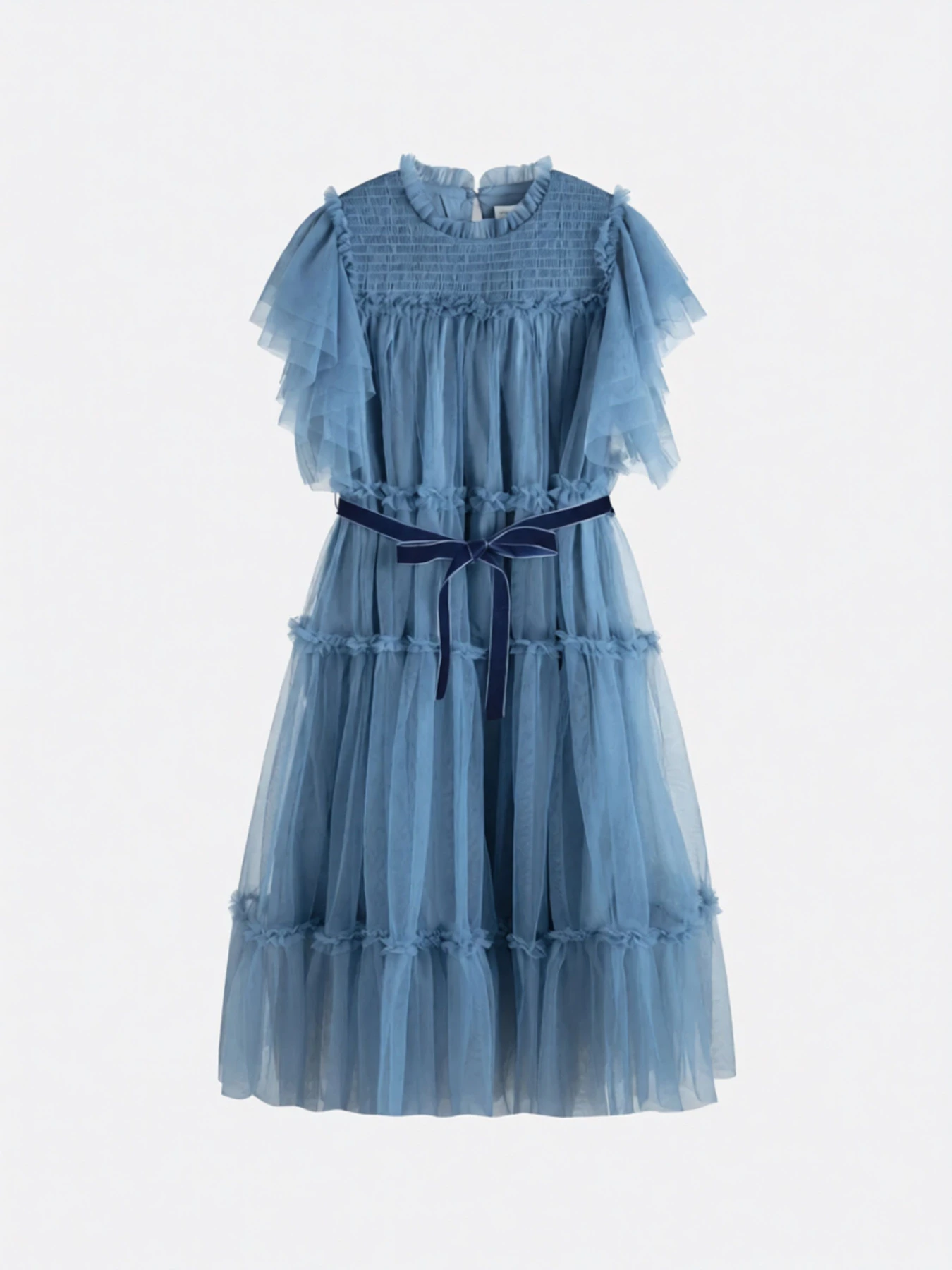 Платья C'era una volta модель AW25DR01402 Dusty Blue Платья C'era una volta модель AW25DR01402 Dusty Blue Фото