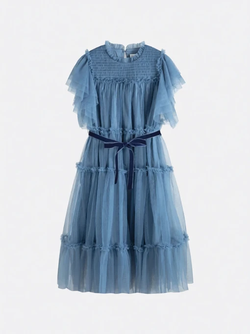 Платья C'era una volta модель AW25DR01402 Dusty Blue Фото