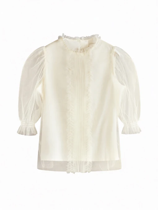 Рубашки C'era una volta модель AW25SI02503/Cream Фото