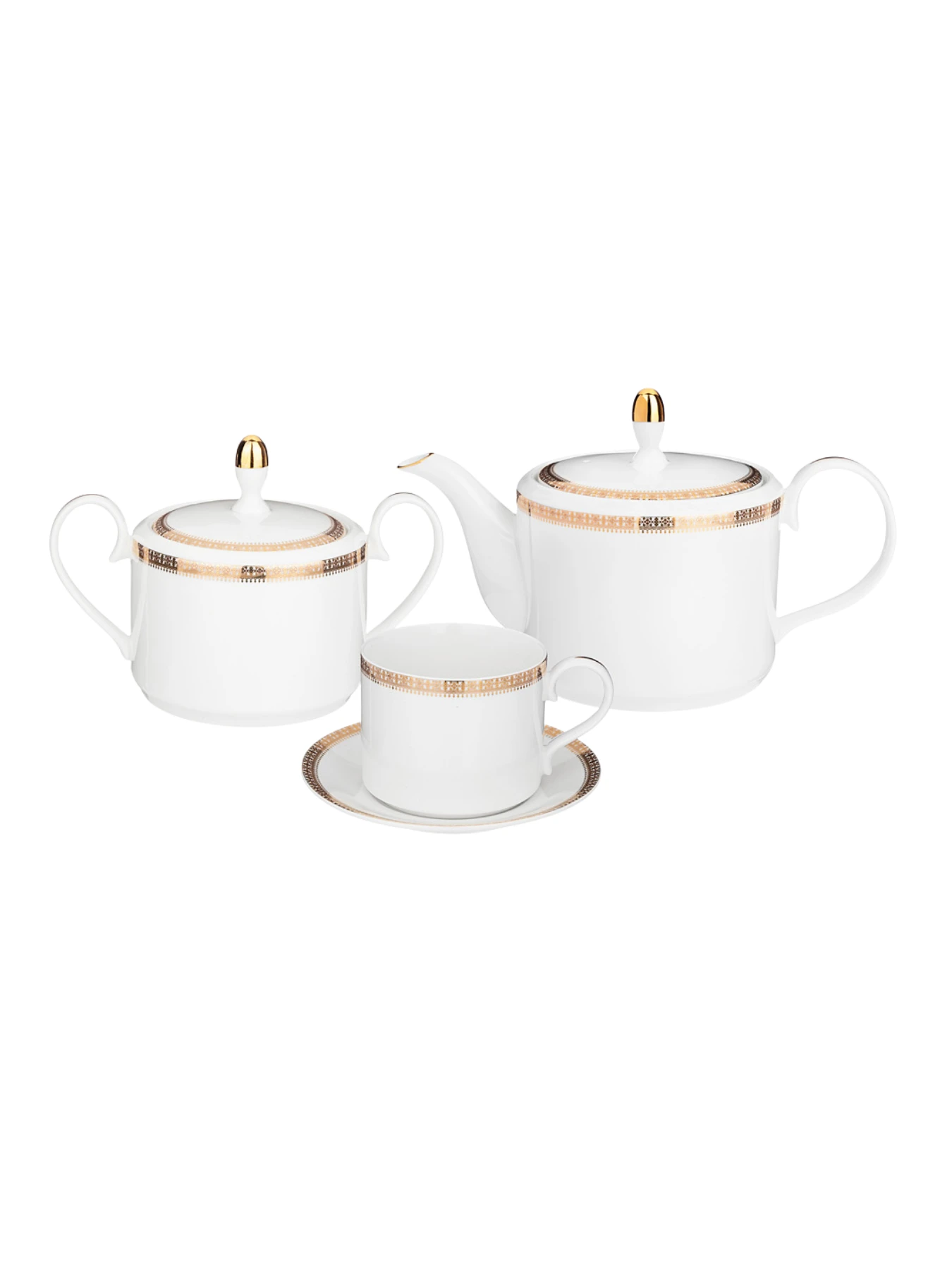 Чайный сервиз Lefard "Crown" на 6 пер. 14 предметов золотой 590-456 Китай Lefard модель 6907005904569 Чайный сервиз Lefard "Crown" на 6 пер. 14 предметов золотой 590-456 Китай Lefard модель 6907005904569 Фото