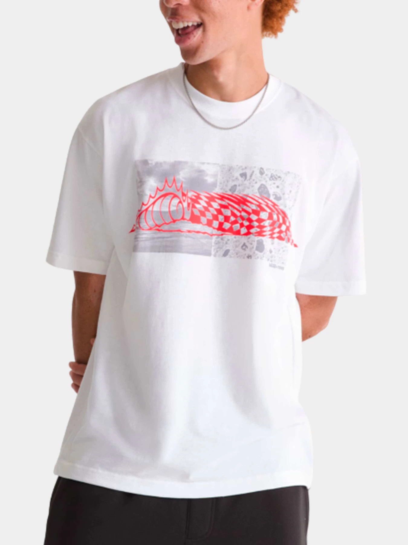 Футболки и поло Vans модель VN000TQEWHT1 Футболки и поло Vans модель VN000TQEWHT1 Фото