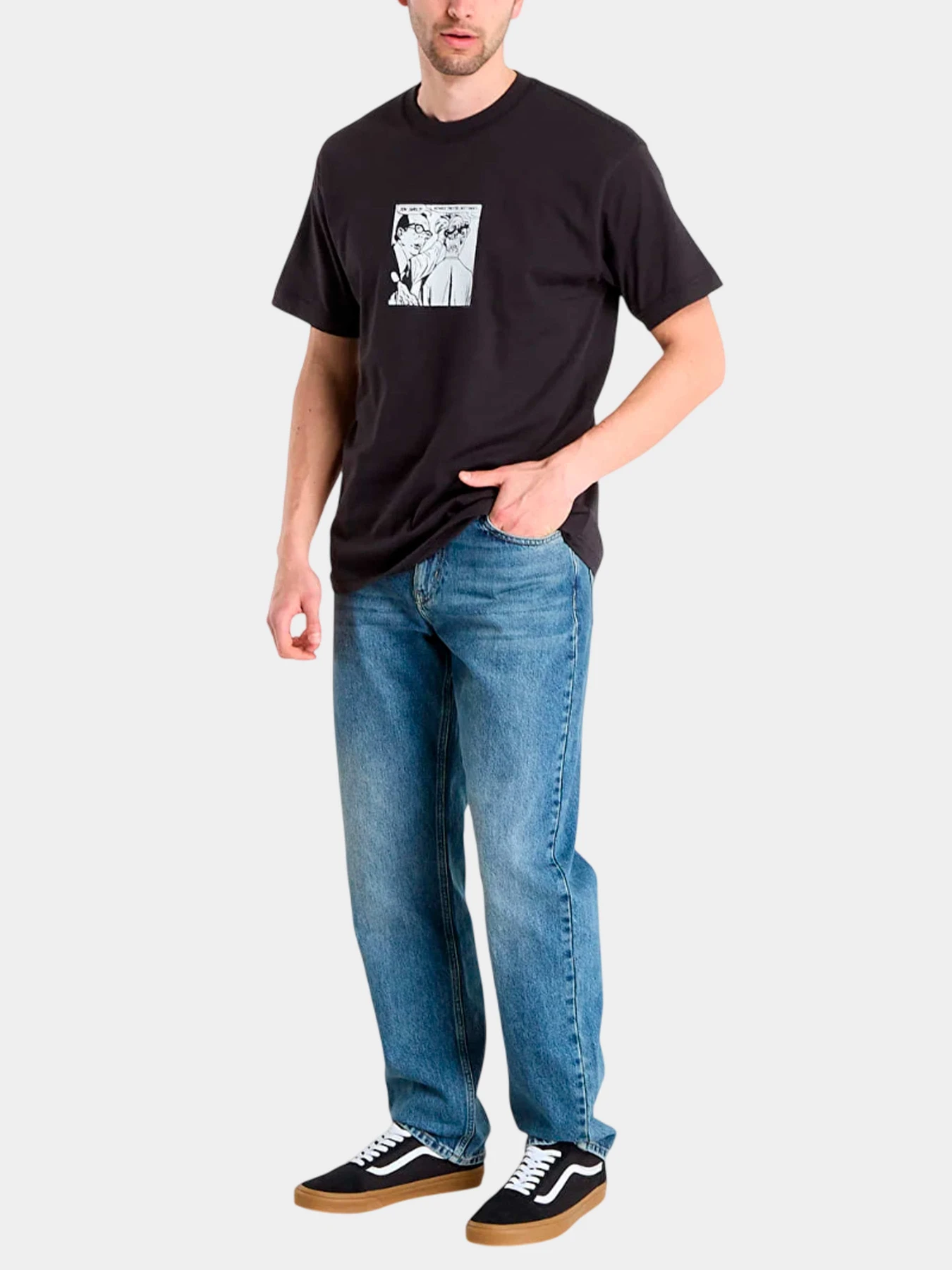 Футболки и поло Vans модель VN000VY4BLK1 Футболки и поло Vans модель VN000VY4BLK1 Фото