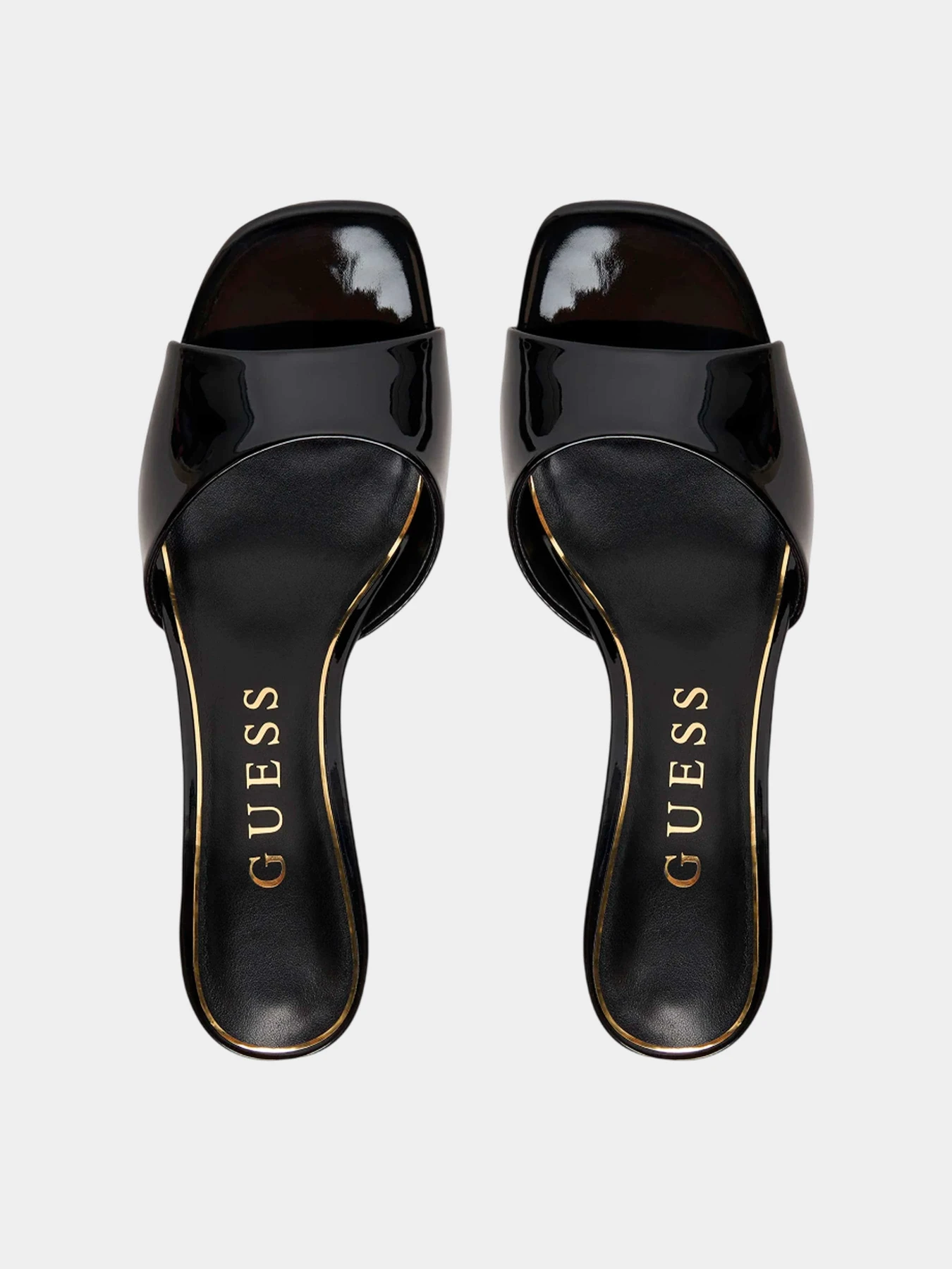 Шлёпанцы GUESS модель FLPCAI-PAF03-BLACK Шлёпанцы GUESS модель FLPCAI-PAF03-BLACK Фото