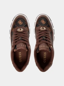 Кроссовки GUESS модель FLFBRT-PEL12-BROWN Фото