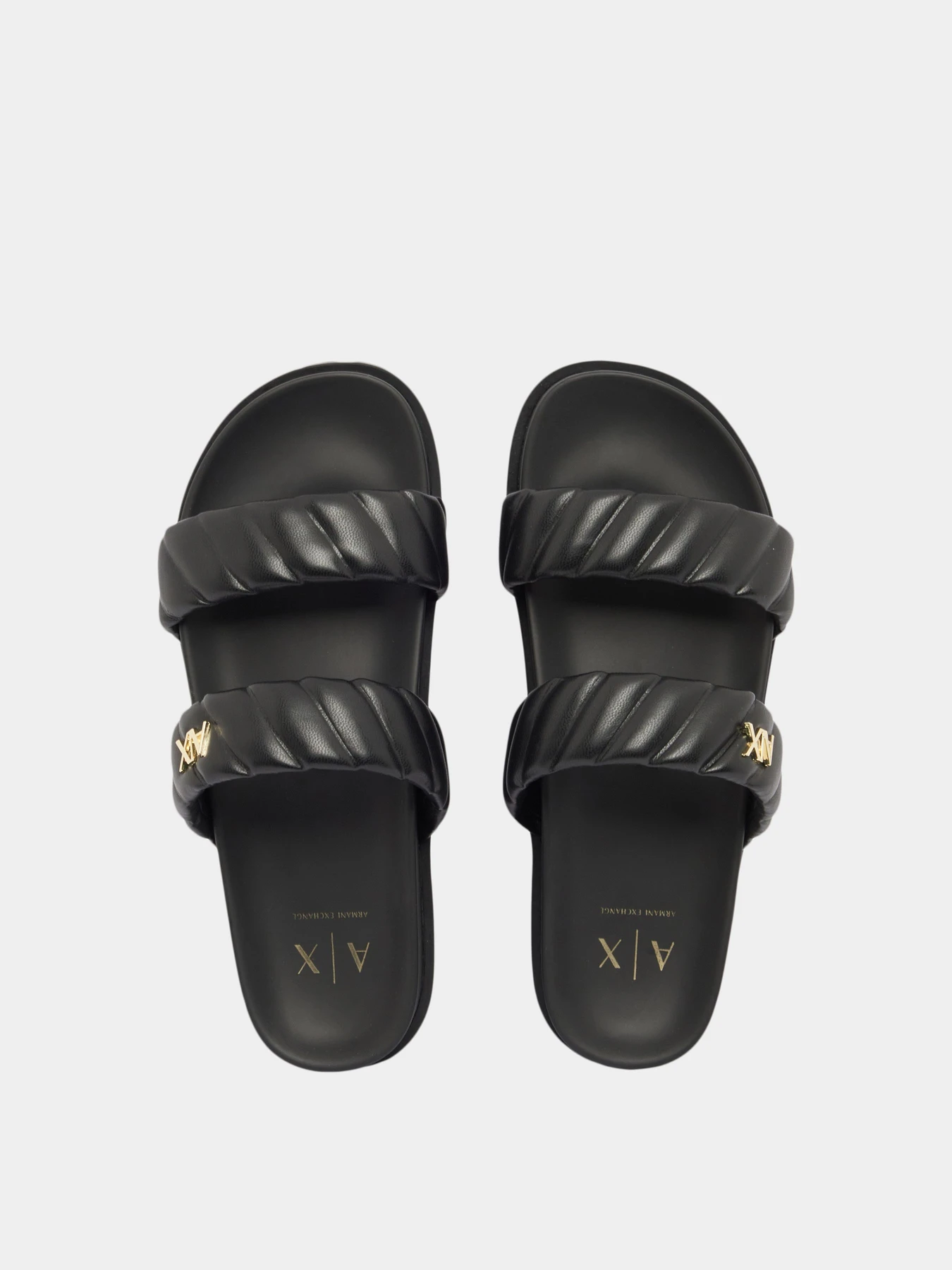 Шлёпанцы Armani Exchange модель XW002574-AF22799-UC001 Шлёпанцы Armani Exchange модель XW002574-AF22799-UC001 Фото