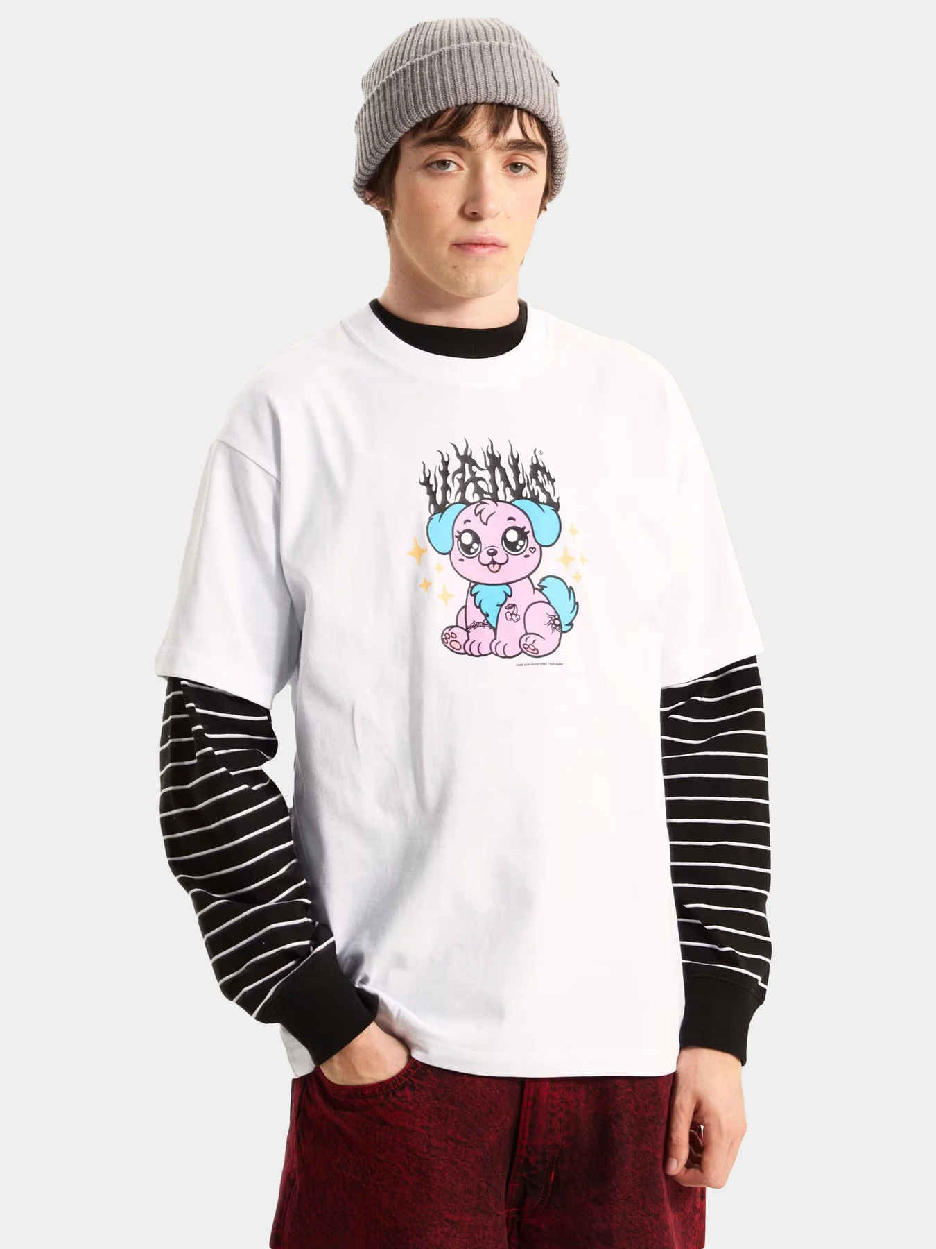 Футболки и поло Vans модель VN000W00WHT1 Футболки и поло Vans модель VN000W00WHT1 Фото