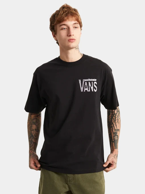 Футболкалар мен поло жейделер Vans үлгі VN000SXDBLK1 Фото