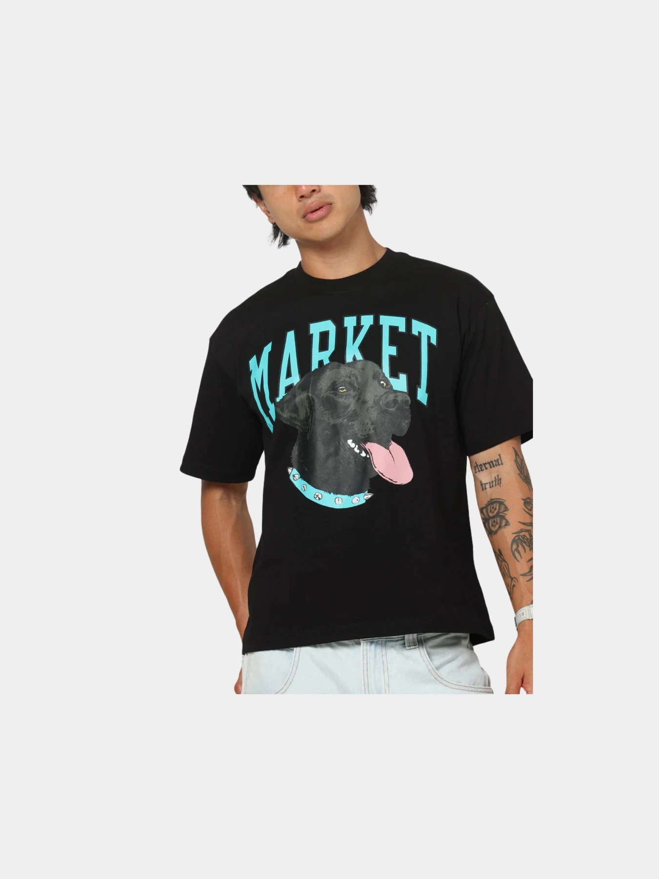 Футболки и поло Market модель MKT26Q2-SS0641-BLACK Футболки и поло Market модель MKT26Q2-SS0641-BLACK Фото