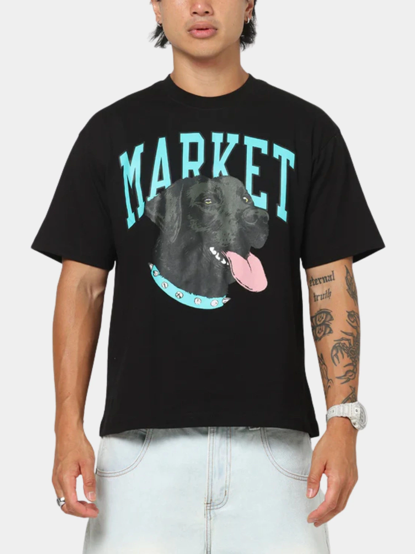 Футболки и поло Market модель MKT26Q2-SS0641-BLACK Футболки и поло Market модель MKT26Q2-SS0641-BLACK Фото