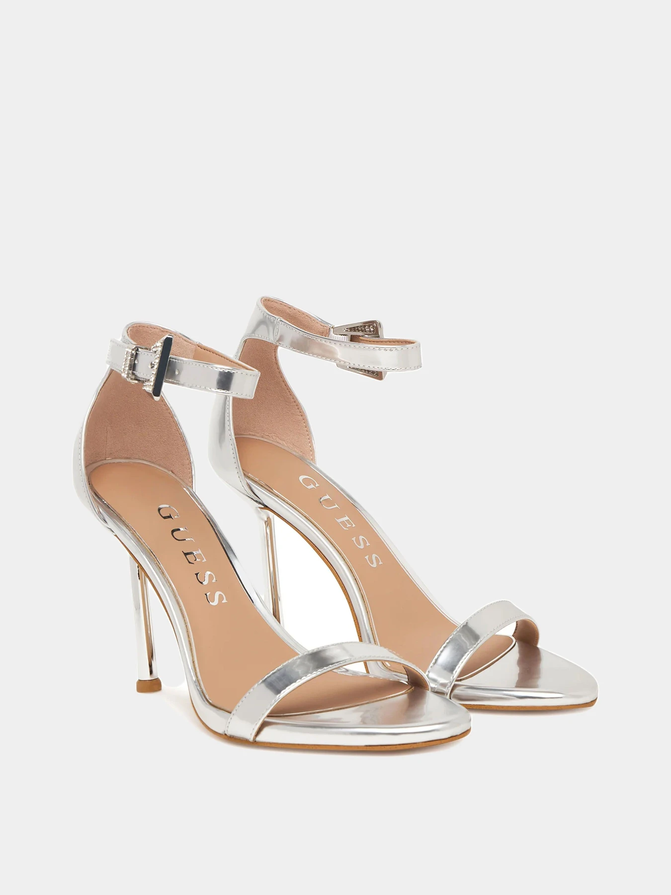 Босоножки GUESS модель FLPINS-LEL03-SILVE Босоножки GUESS модель FLPINS-LEL03-SILVE Фото