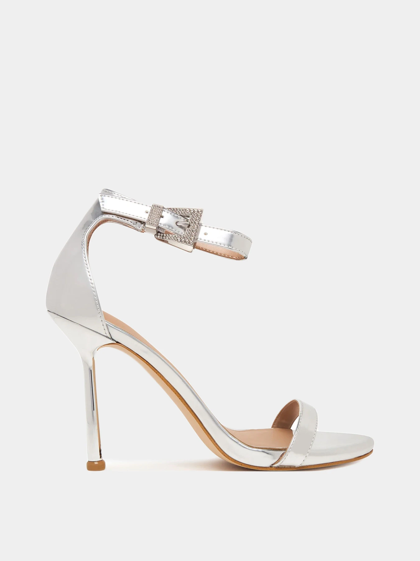 Босоножки GUESS модель FLPINS-LEL03-SILVE Босоножки GUESS модель FLPINS-LEL03-SILVE Фото