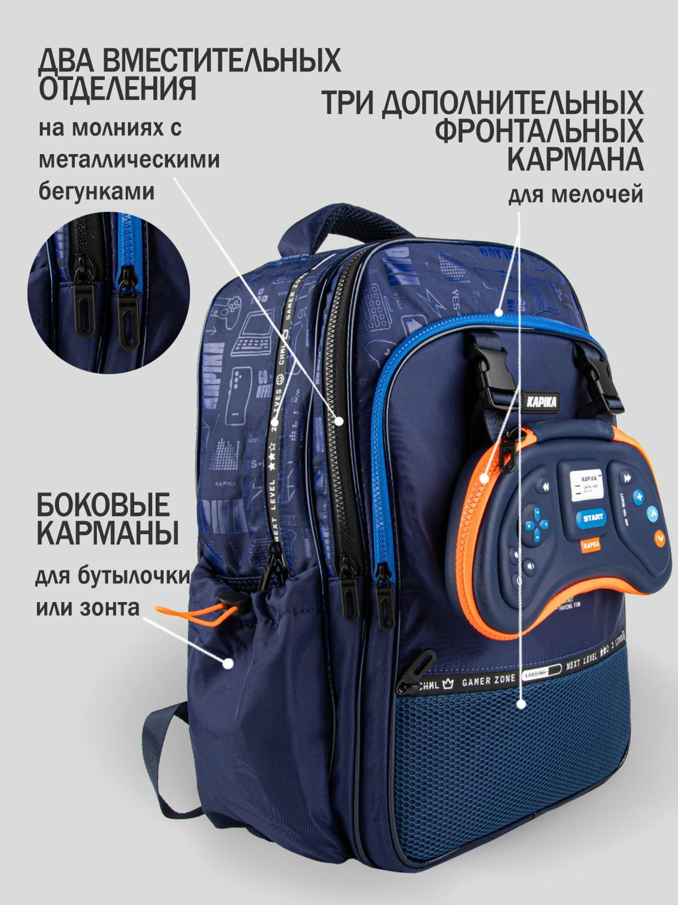 Рюкзаки Kapika модель BG09-Z4 Рюкзаки Kapika модель BG09-Z4 Фото