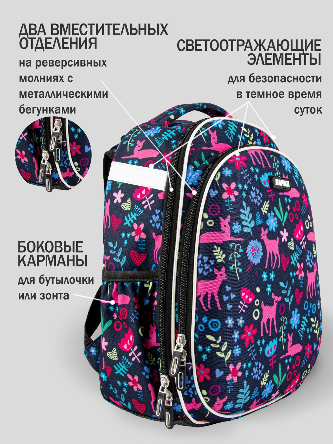 Рюкзаки Kapika модель BG20-Z4 Рюкзаки Kapika модель BG20-Z4 Фото