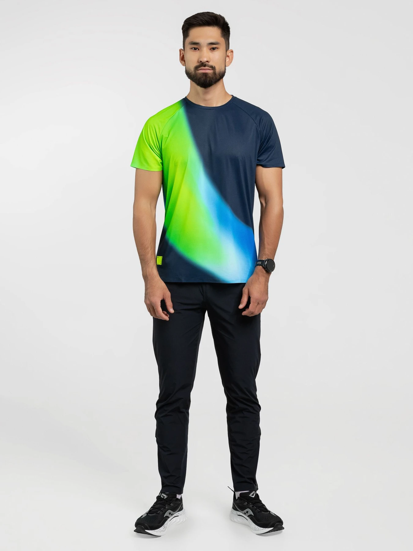 Футболки и поло AYMN модель AM-SS26-tshirtdarkblue-pr Фото