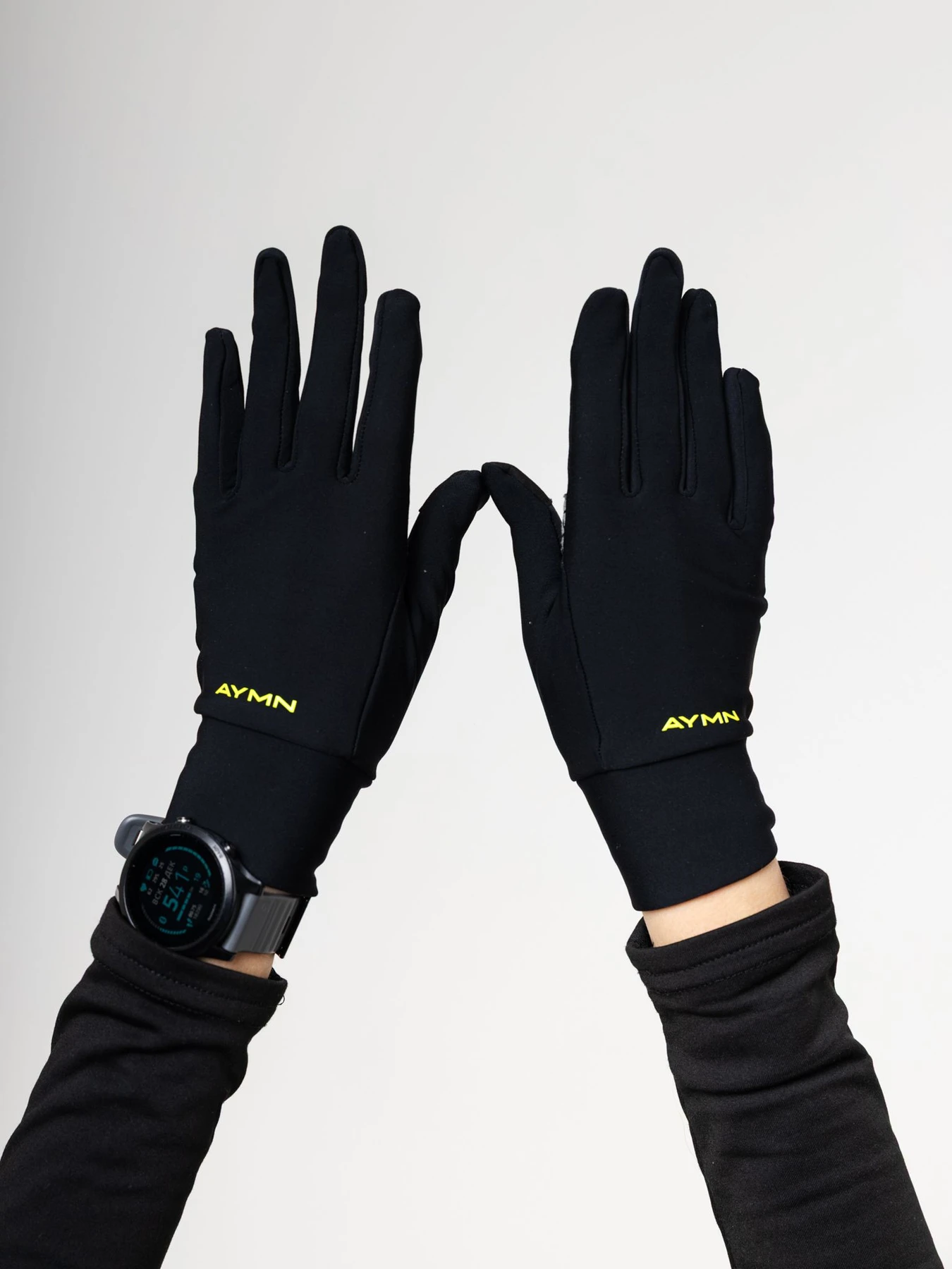Перчатки и варежки AYMN модель AM-FW25-gloves_black Фото