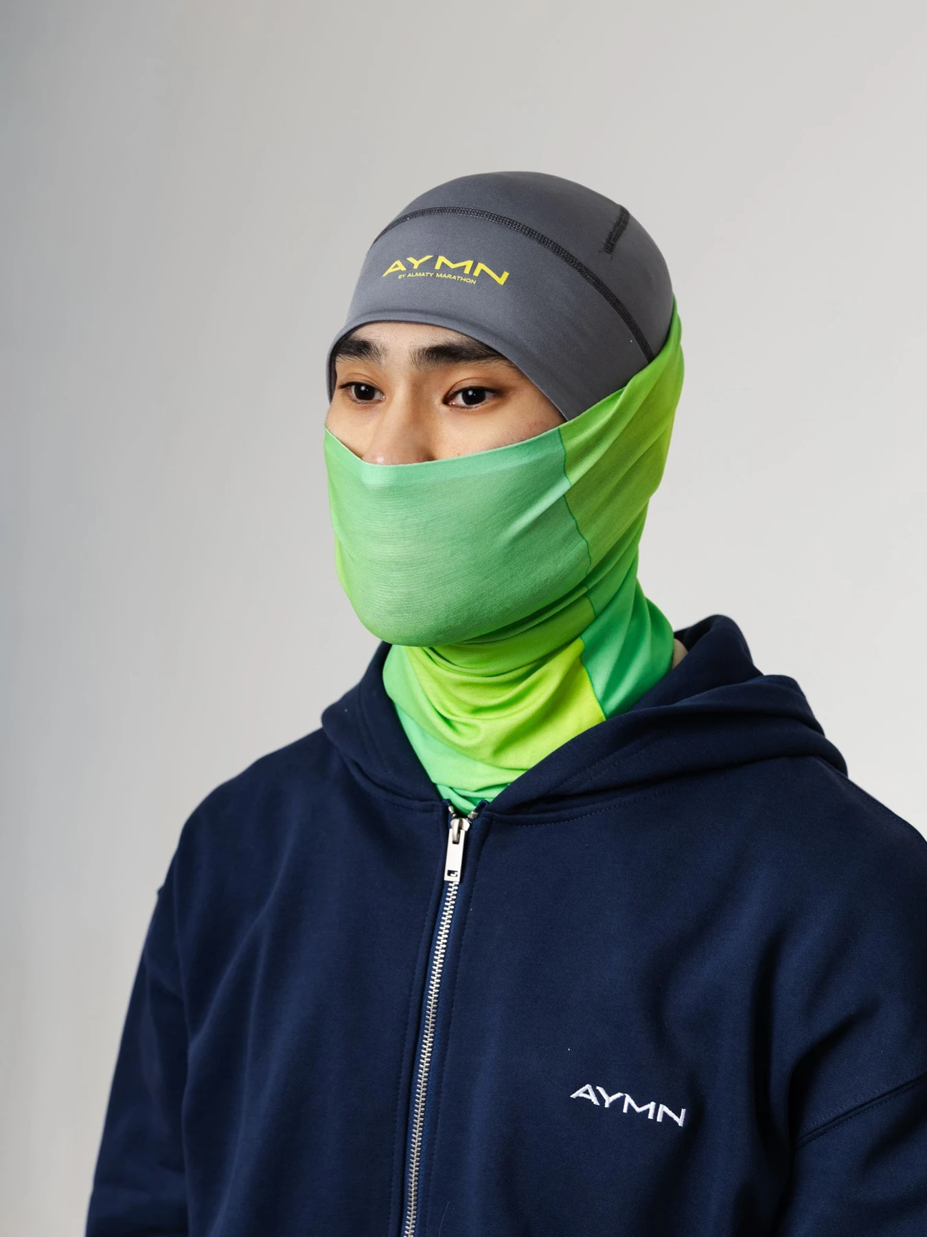 Шарфы и платки AYMN модель AM-FW25-buff-ds-grn Фото