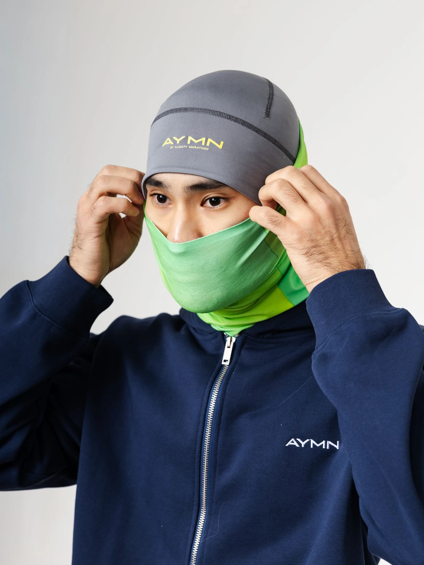 Шарфы и платки AYMN модель AM-FW25-buff-ds-grn Фото