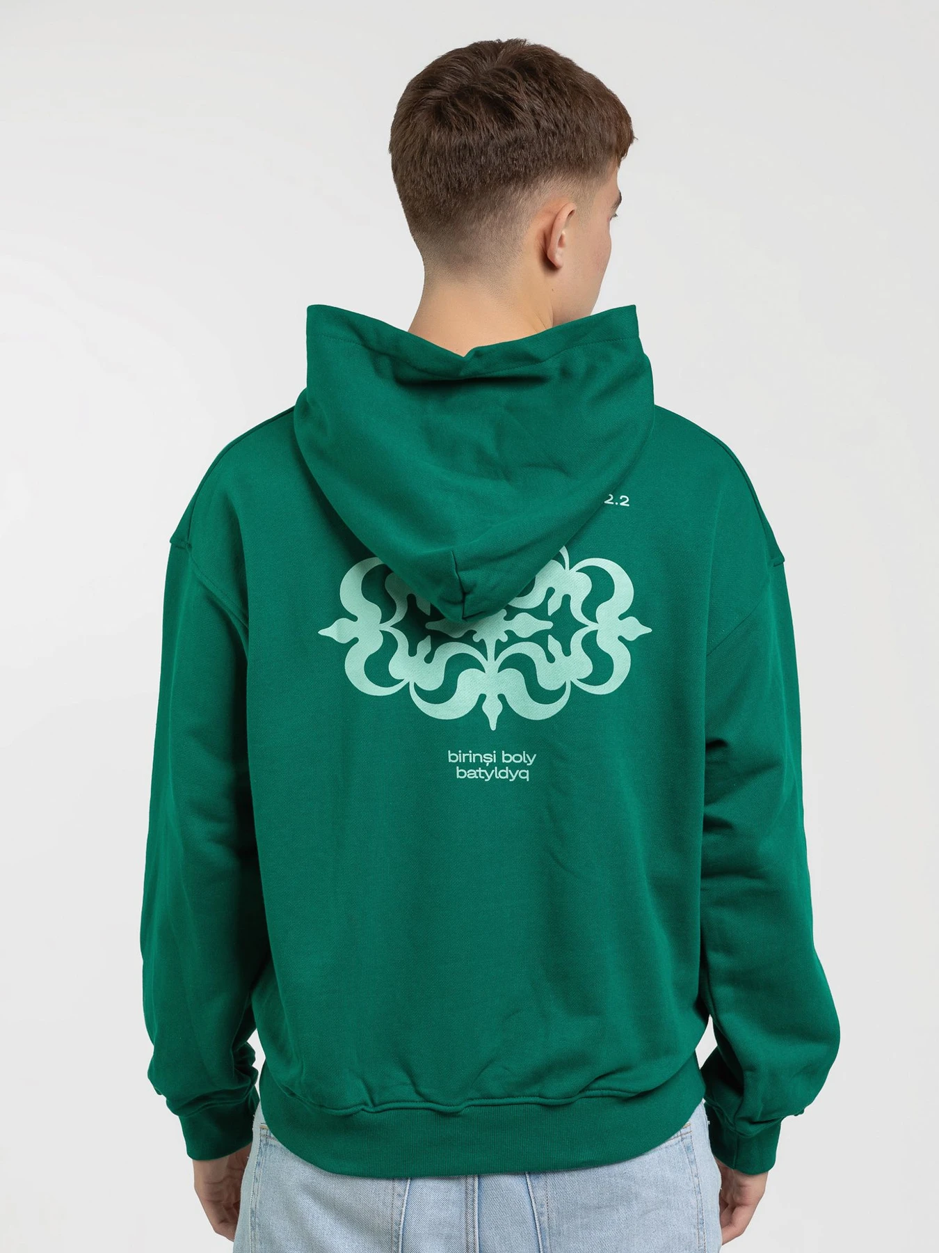 Худи и свитшоты AYMN модель AM24-HU-FOREST GREEN Фото