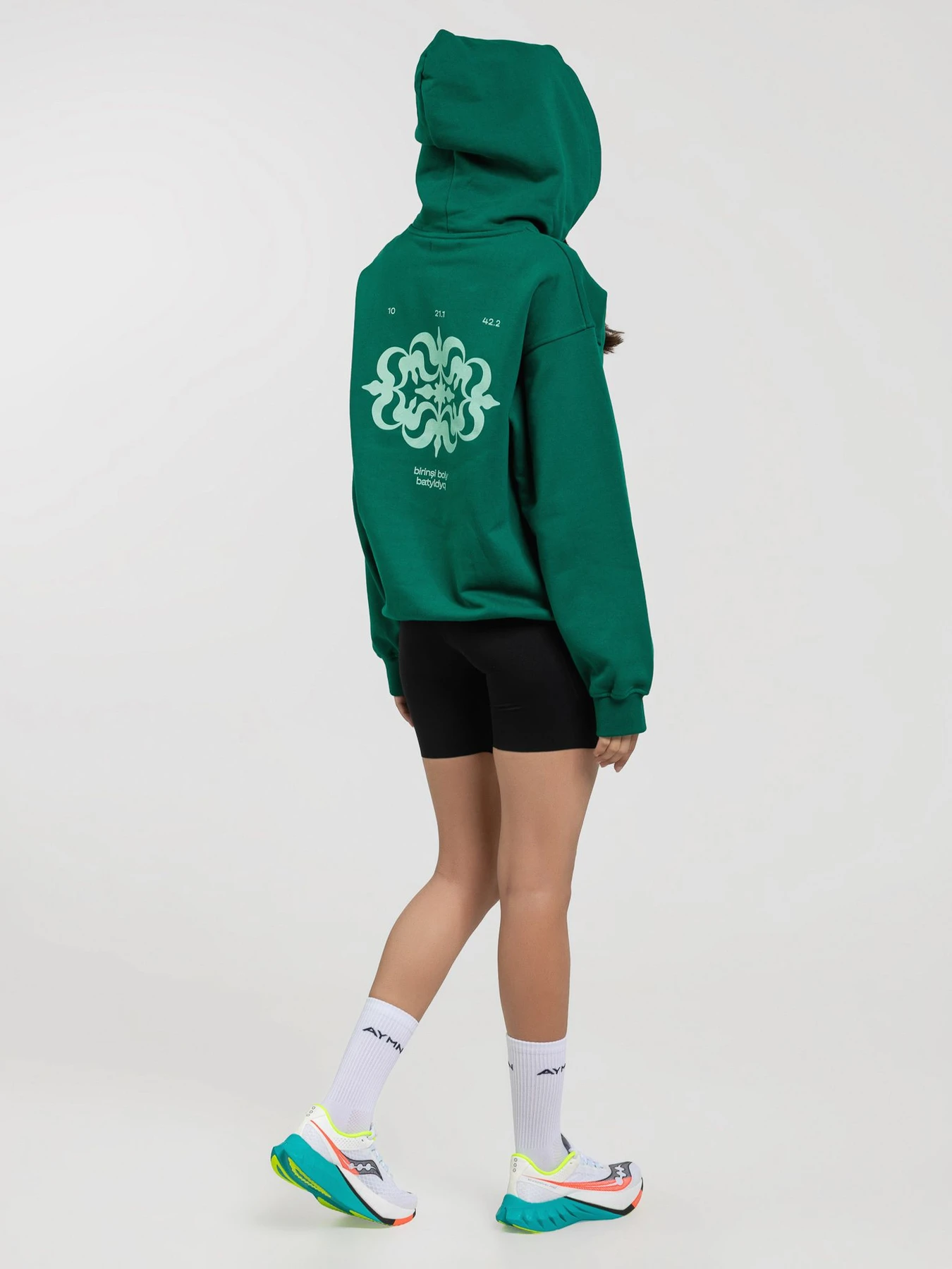 Худи и свитшоты AYMN модель AM24-HU-FOREST GREEN Фото
