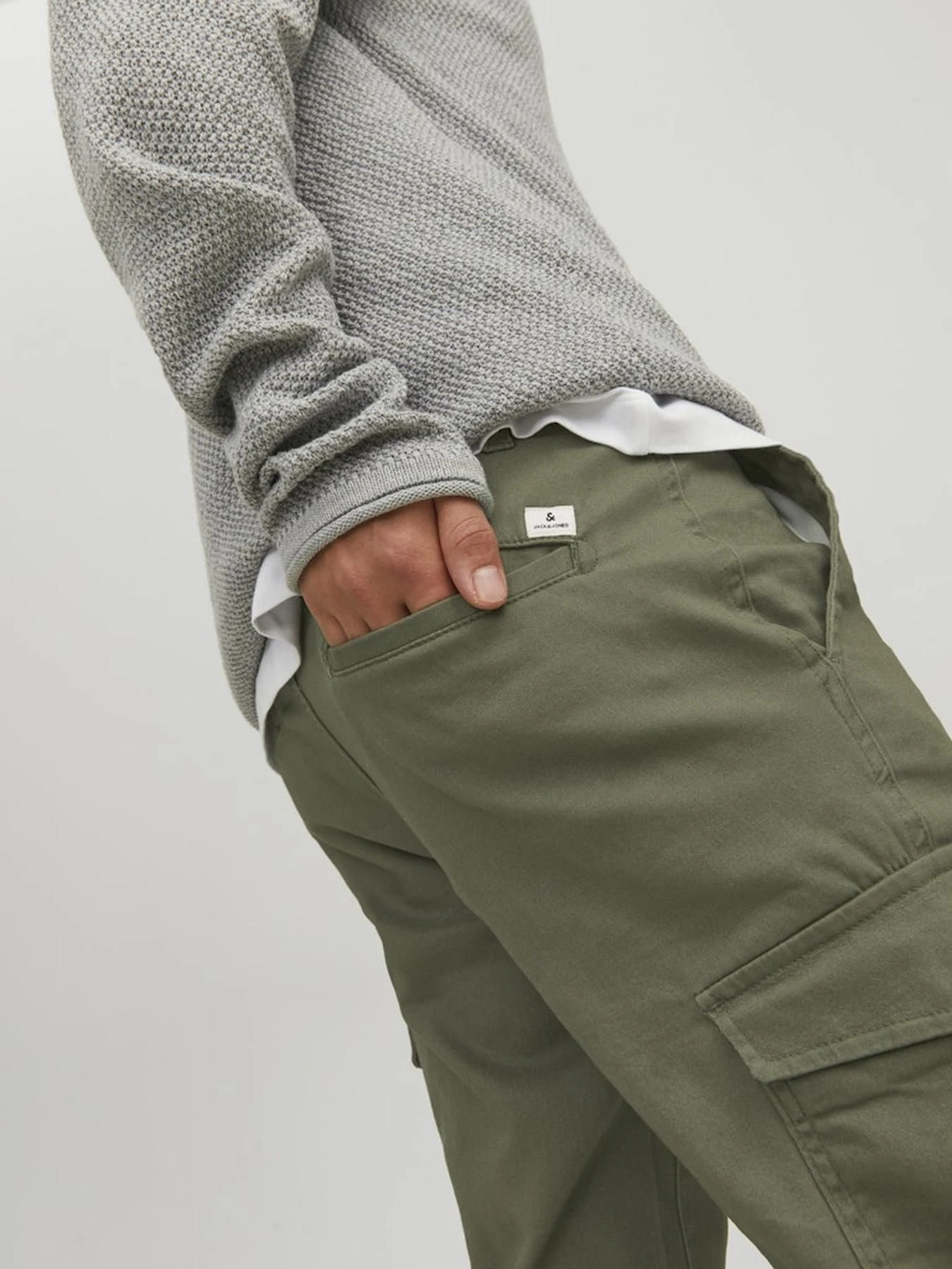 Брюки JACK & JONES модель 12182538_DeepLichenGreen Фото