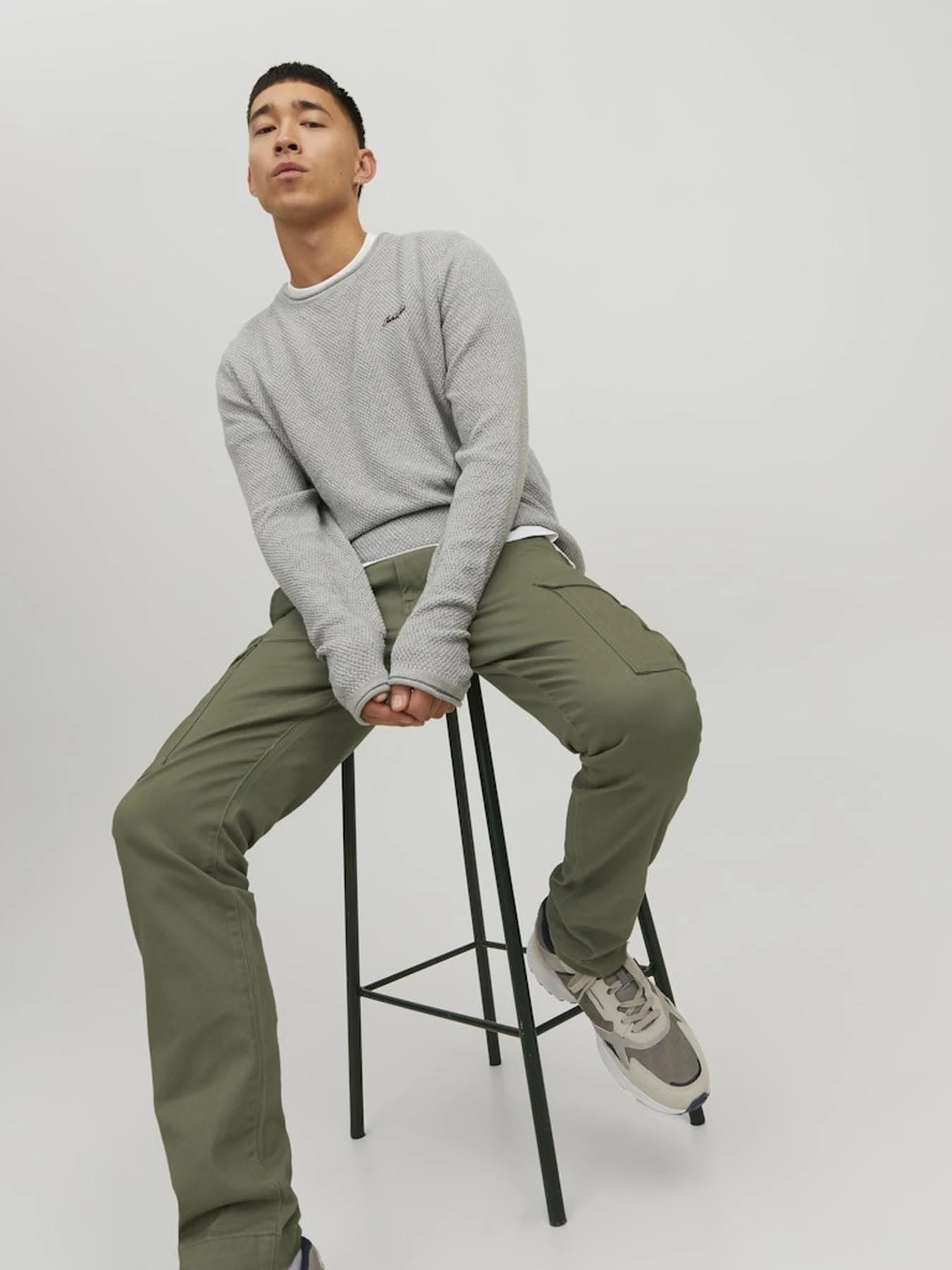Брюки JACK & JONES модель 12182538_DeepLichenGreen Фото