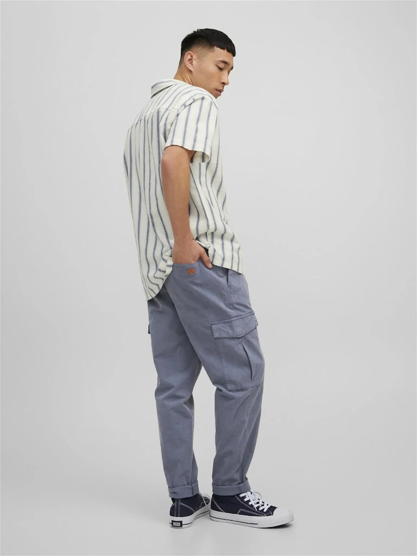 Брюки JACK & JONES модель 12210207_Grisaille Брюки JACK & JONES модель 12210207_Grisaille Фото