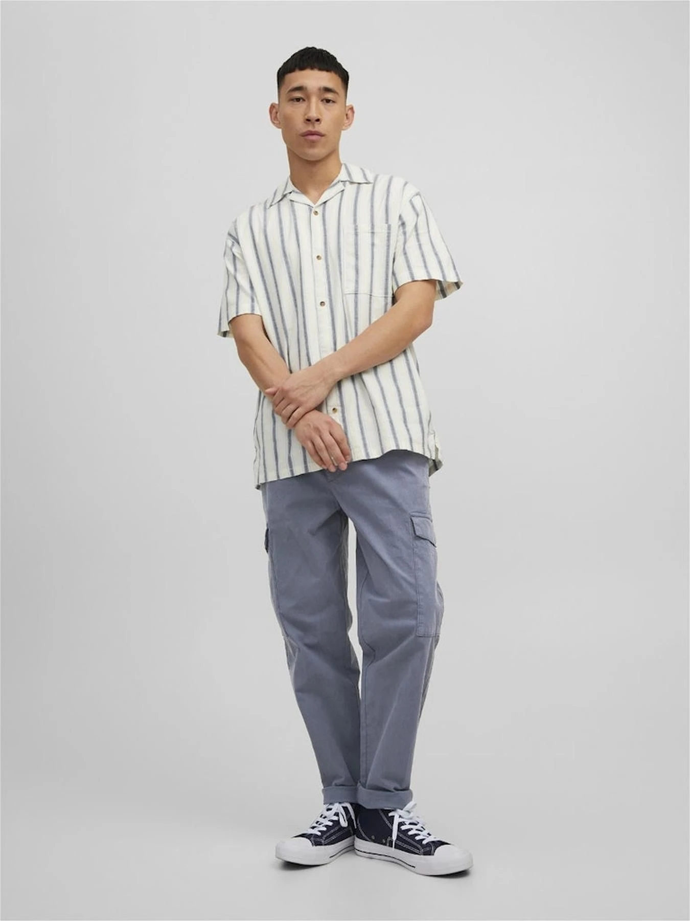 Брюки JACK & JONES модель 12210207_Grisaille Брюки JACK & JONES модель 12210207_Grisaille Фото