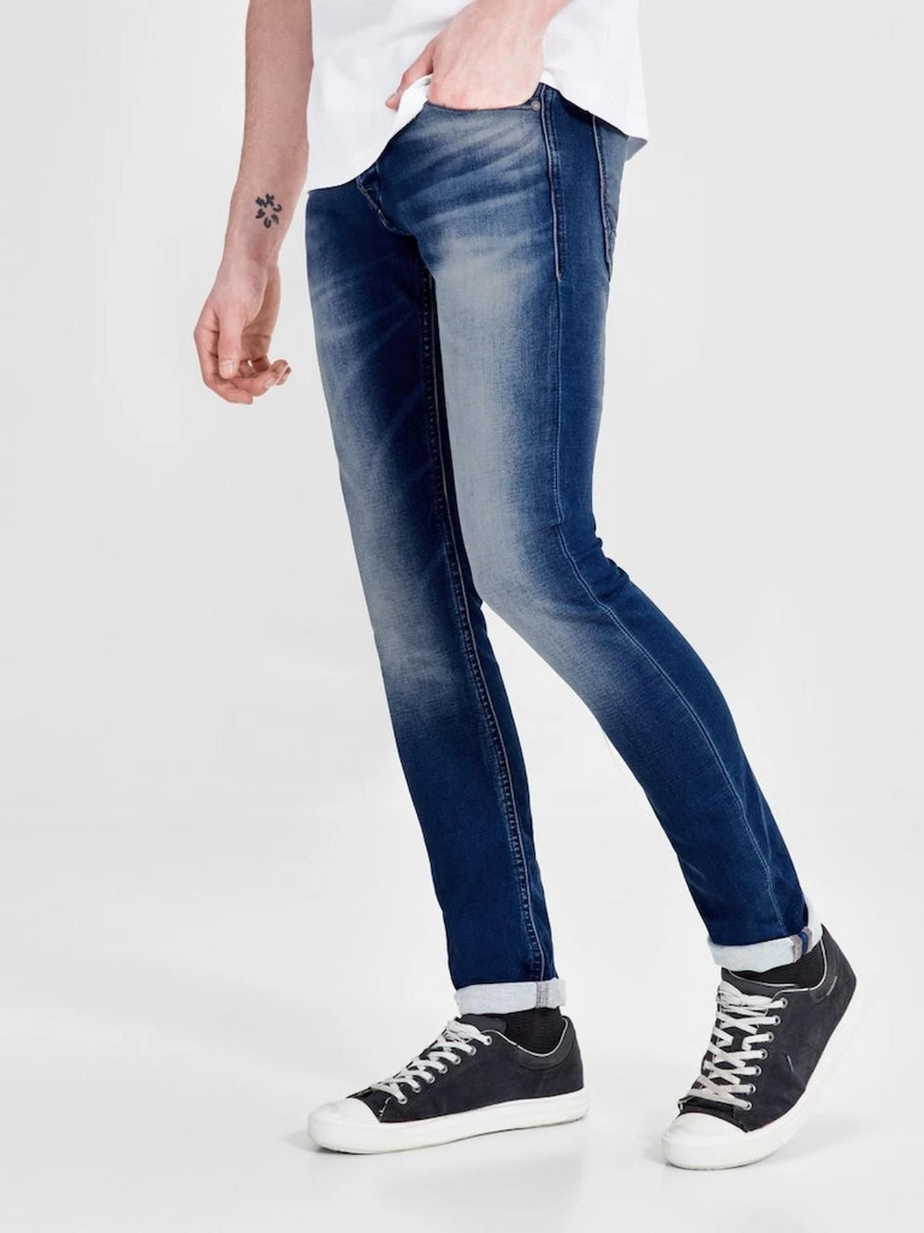 Джинсы JACK & JONES модель 12122393_BlueDenim Джинсы JACK & JONES модель 12122393_BlueDenim Фото