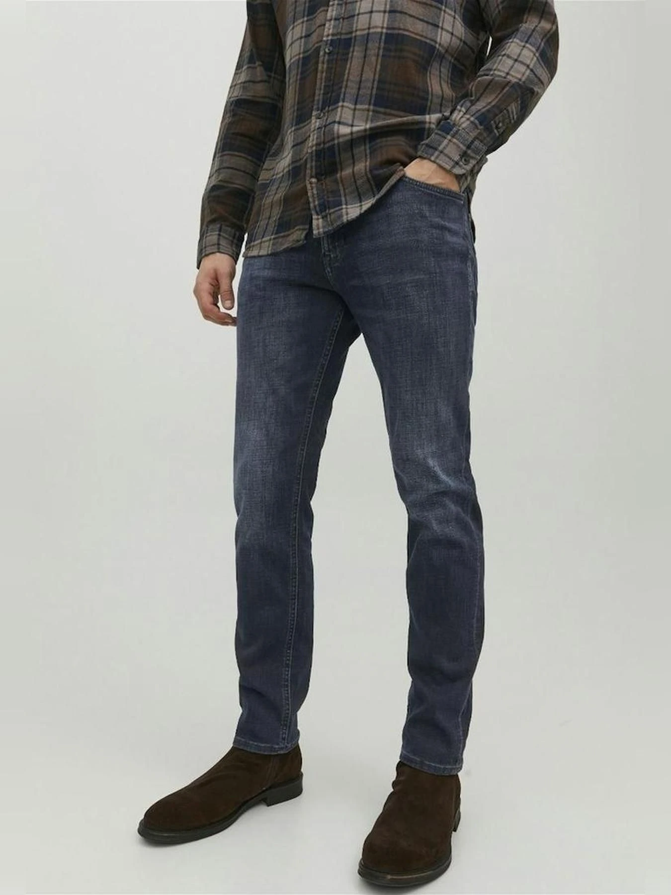 Джинсы JACK & JONES модель 12202046_BlueDenim Джинсы JACK & JONES модель 12202046_BlueDenim Фото