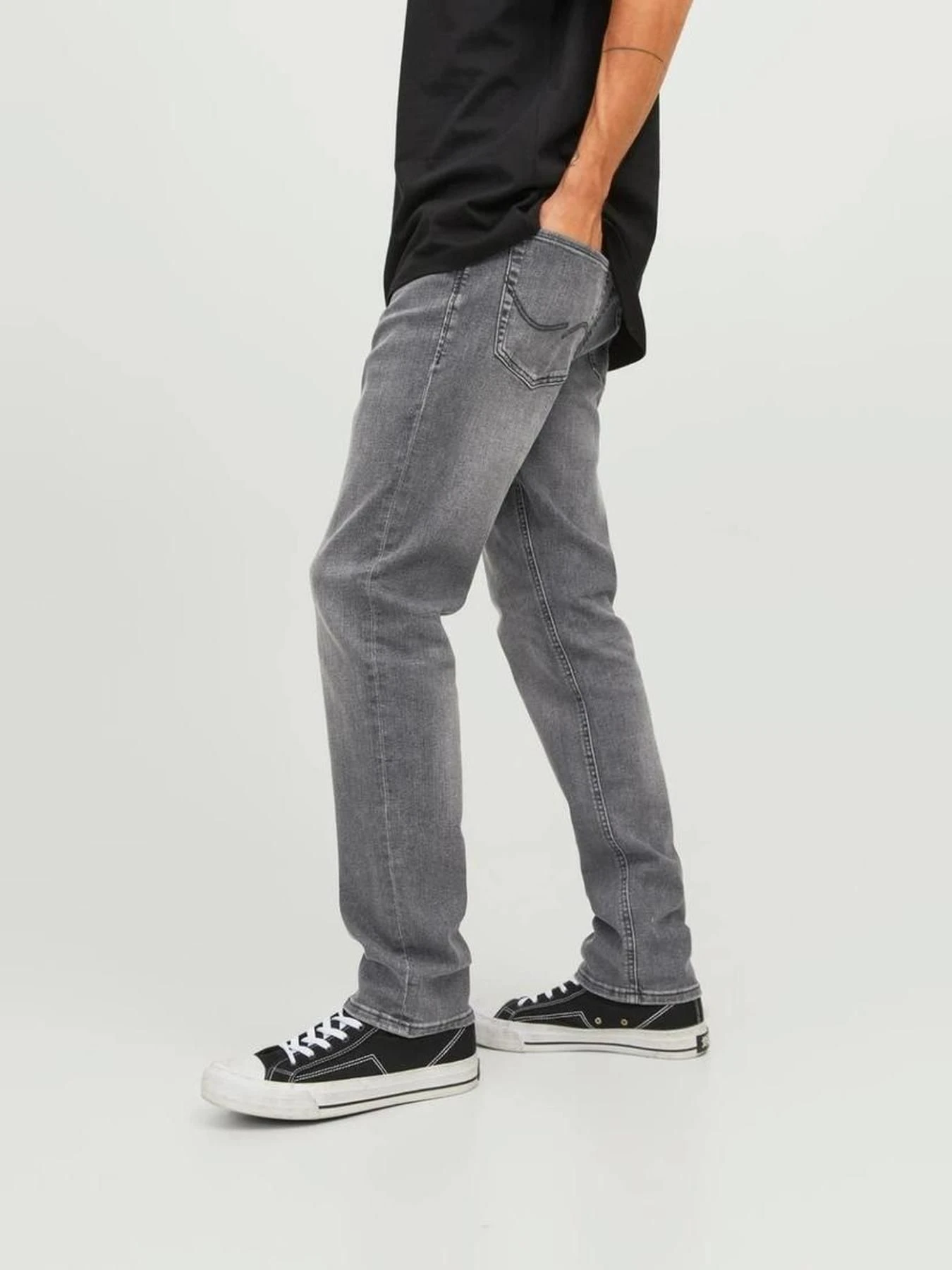Джинсы JACK & JONES модель 12243599_BlackDenim Джинсы JACK & JONES модель 12243599_BlackDenim Фото