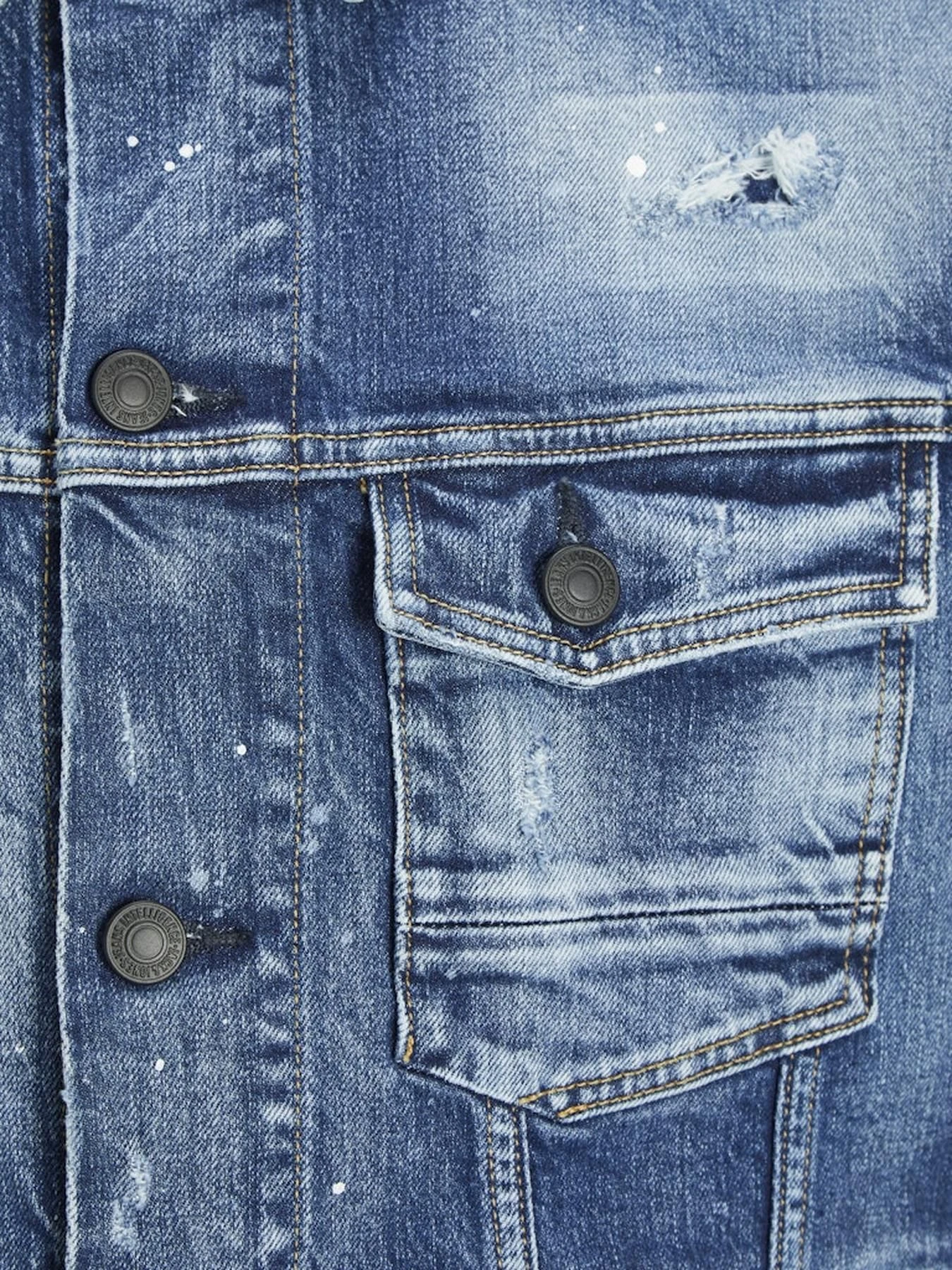 Куртки и дубленки JACK & JONES модель 12219086_BlueDenim Фото