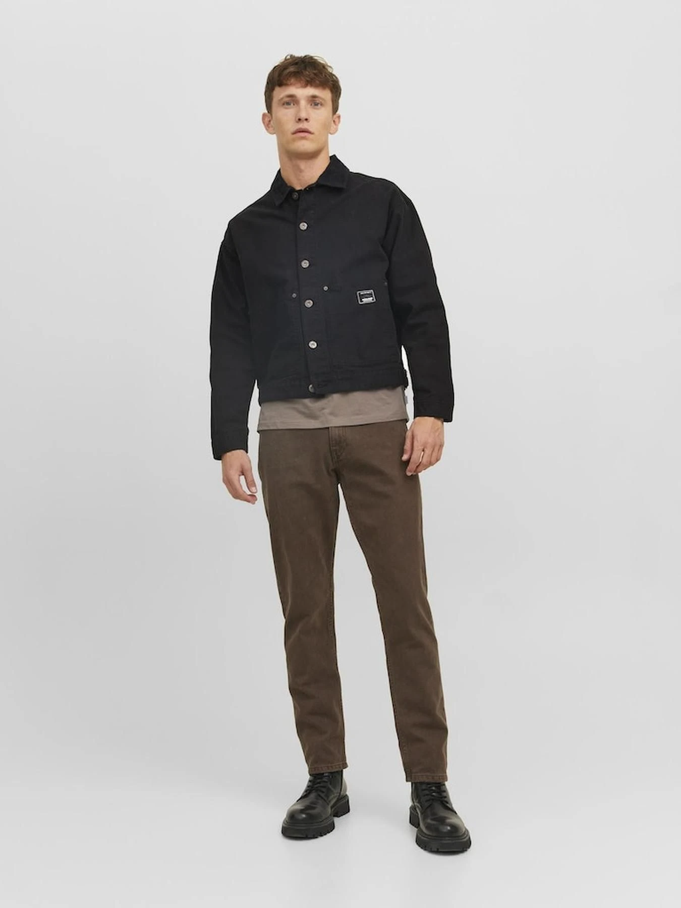 Куртки и дубленки JACK & JONES модель 12243798_BlackDenim Фото