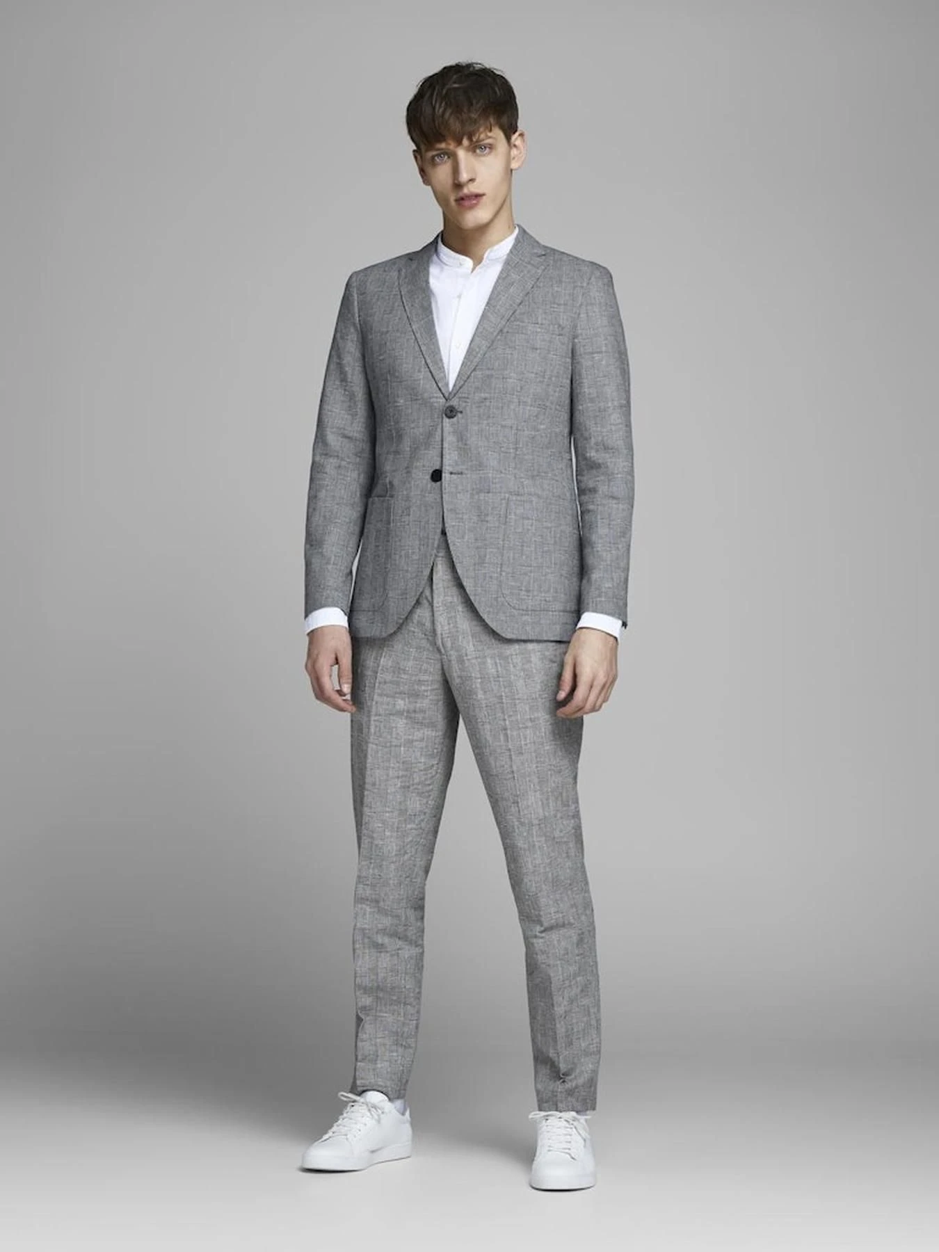 Пиджаки JACK & JONES модель 12151693_LIGHTGREYMELANGE Пиджаки JACK & JONES модель 12151693_LIGHTGREYMELANGE Фото