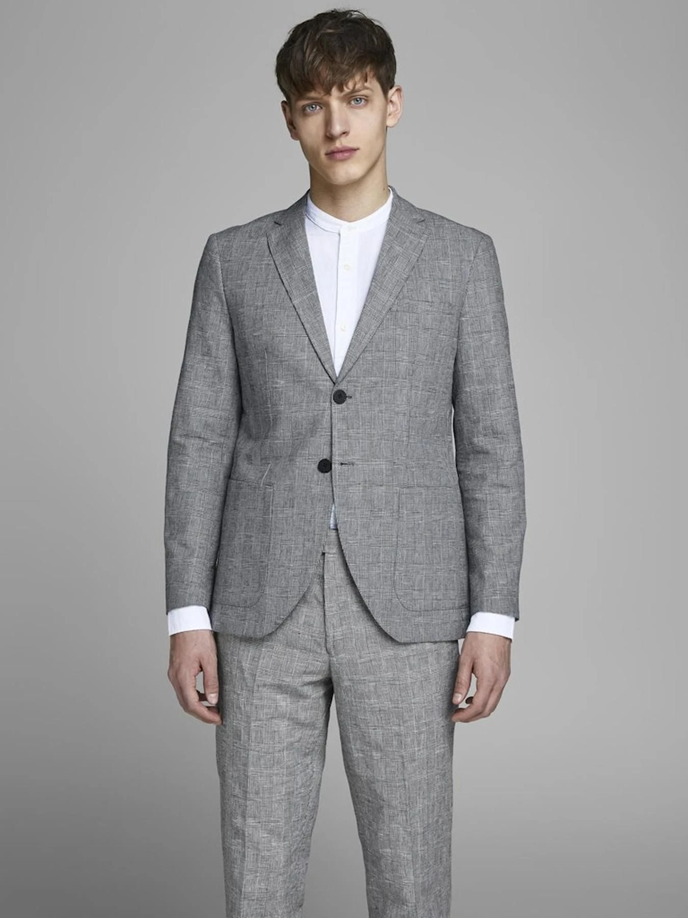 Пиджаки JACK & JONES модель 12151693_LIGHTGREYMELANGE Пиджаки JACK & JONES модель 12151693_LIGHTGREYMELANGE Фото