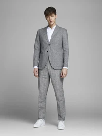 Пиджаки JACK & JONES модель 12151693_LIGHTGREYMELANGE Фото