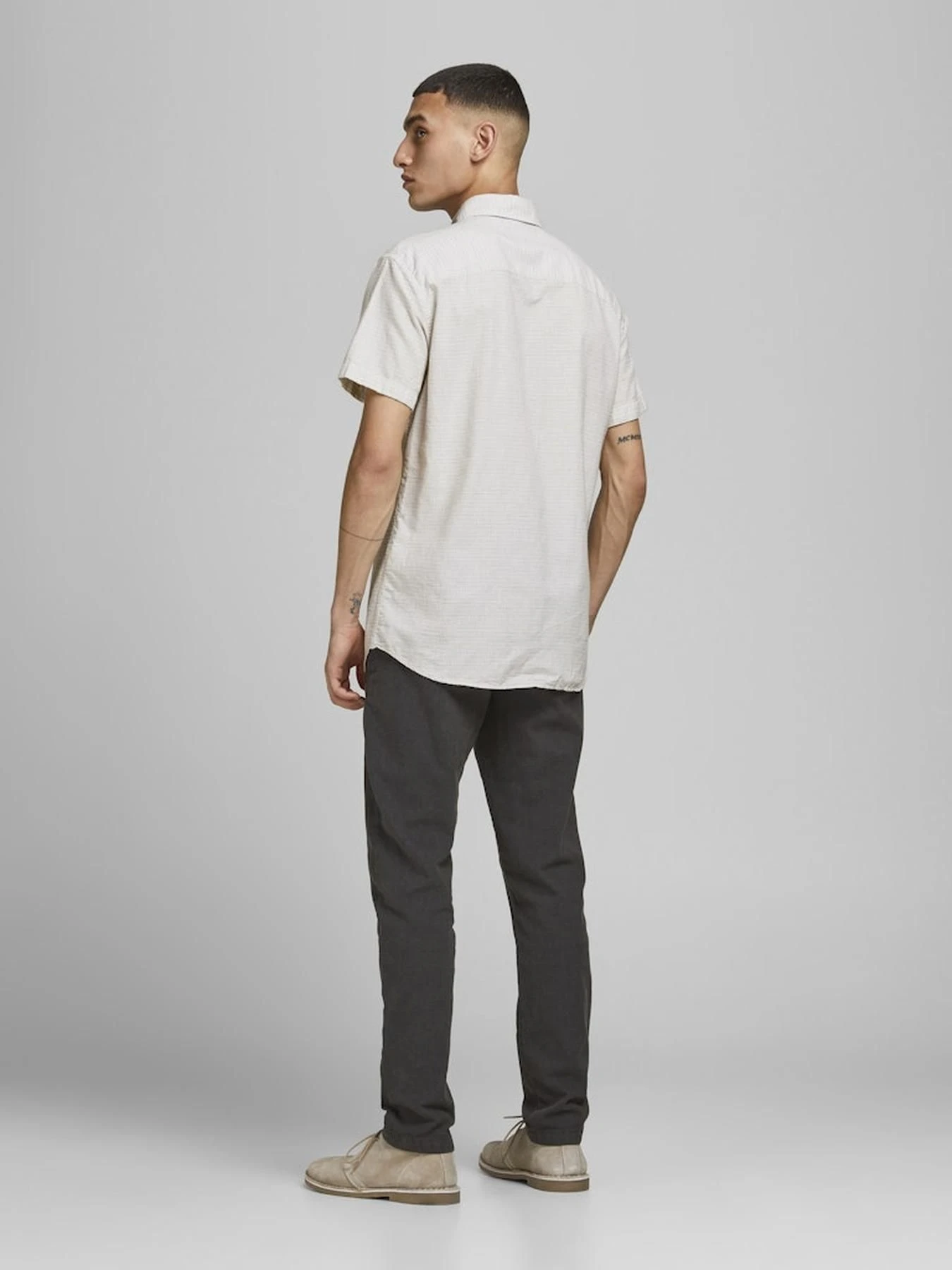 Рубашки JACK & JONES модель 12183575_CLOUDDANCER Рубашки JACK & JONES модель 12183575_CLOUDDANCER Фото