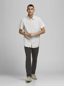 Рубашки JACK & JONES модель 12183575_CLOUDDANCER Фото