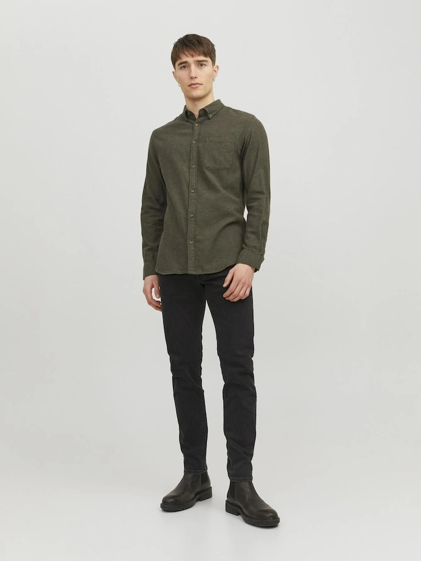 Рубашки JACK & JONES модель 12235974_Rosin Фото