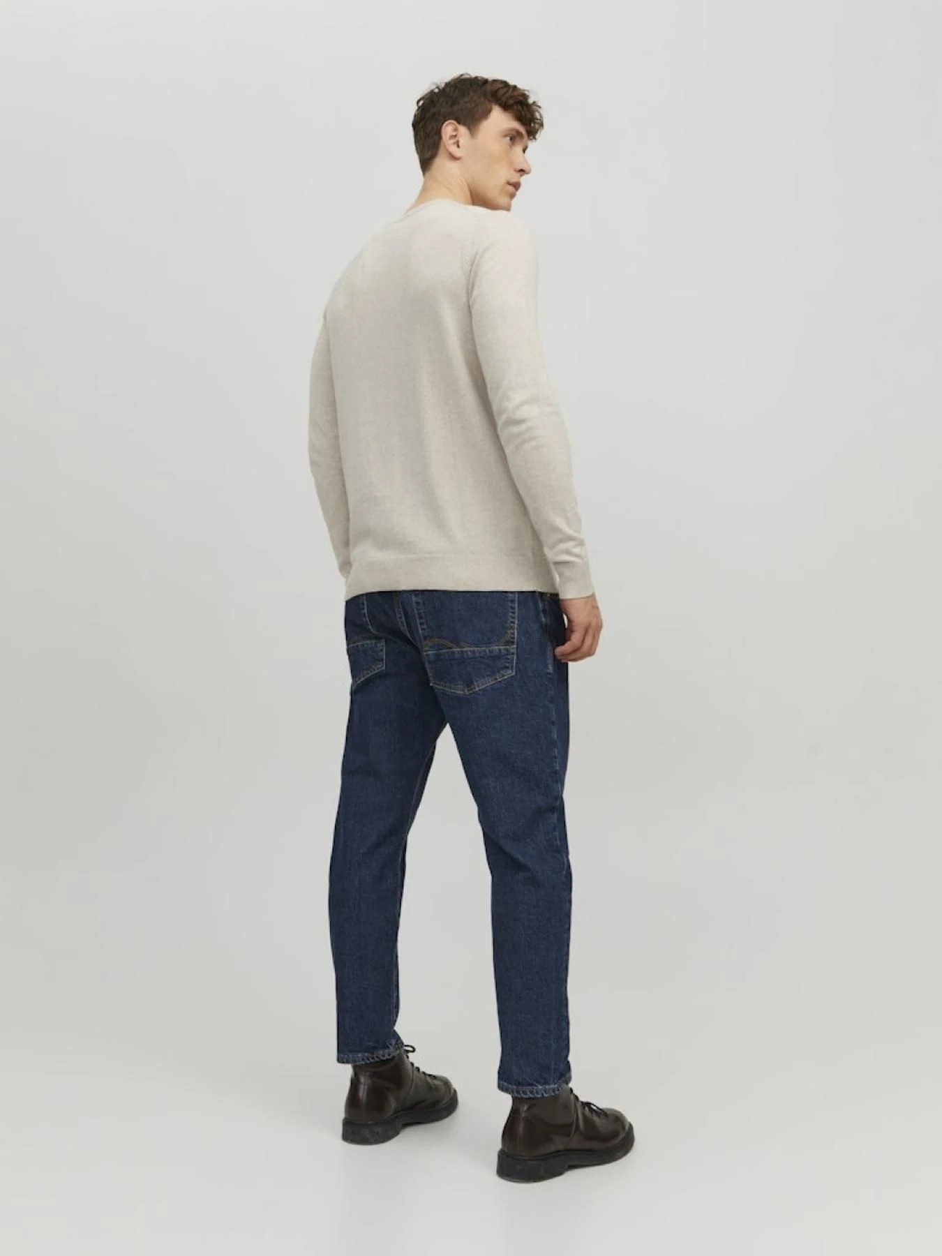 Свитры и кардиганы JACK & JONES модель 12208364_Oatmeal Свитры и кардиганы JACK & JONES модель 12208364_Oatmeal Фото